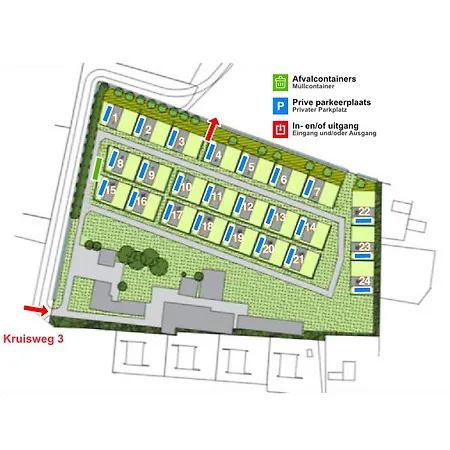 シャレー Luttikduin Nr 18 - Aan Zee カラントスウオーフ